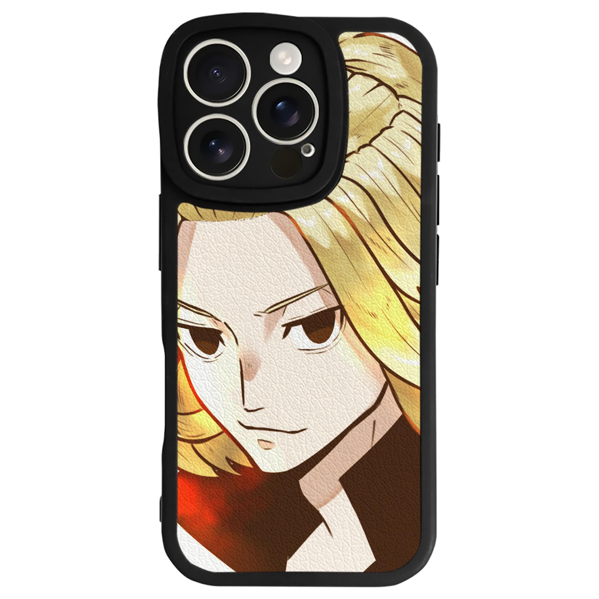 （画像用） 東京リベンジャーズ Tokyo Revengers 【iPhone 16シリーズ対応】シリコンスマホケース（レザー調） 材質：シリコン